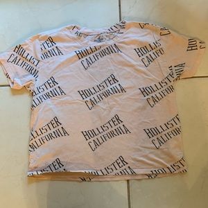 Pink HOLLISTER crop top